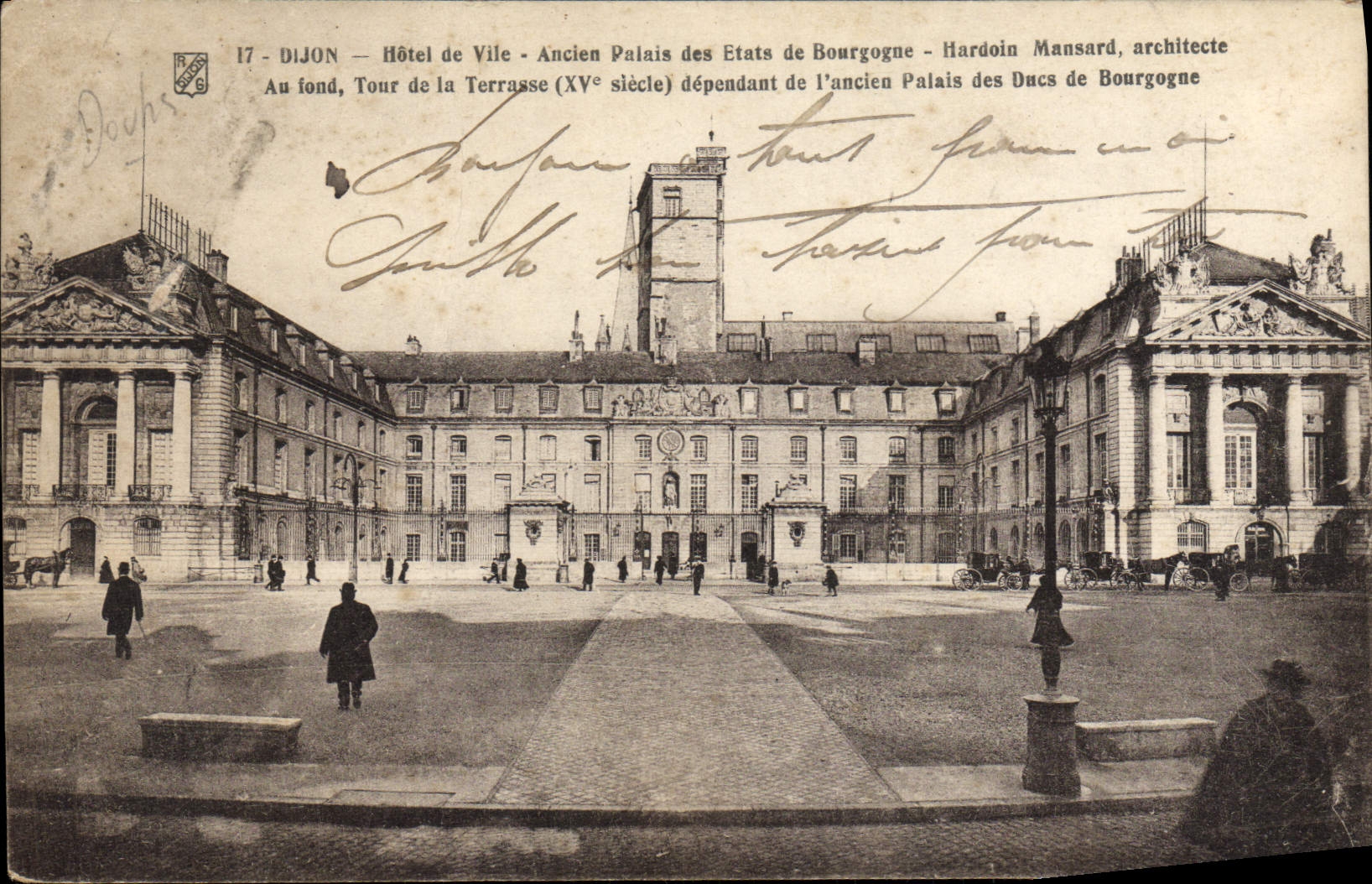 CPA Dijon Hotel de Vile Ancien Palais des Etats