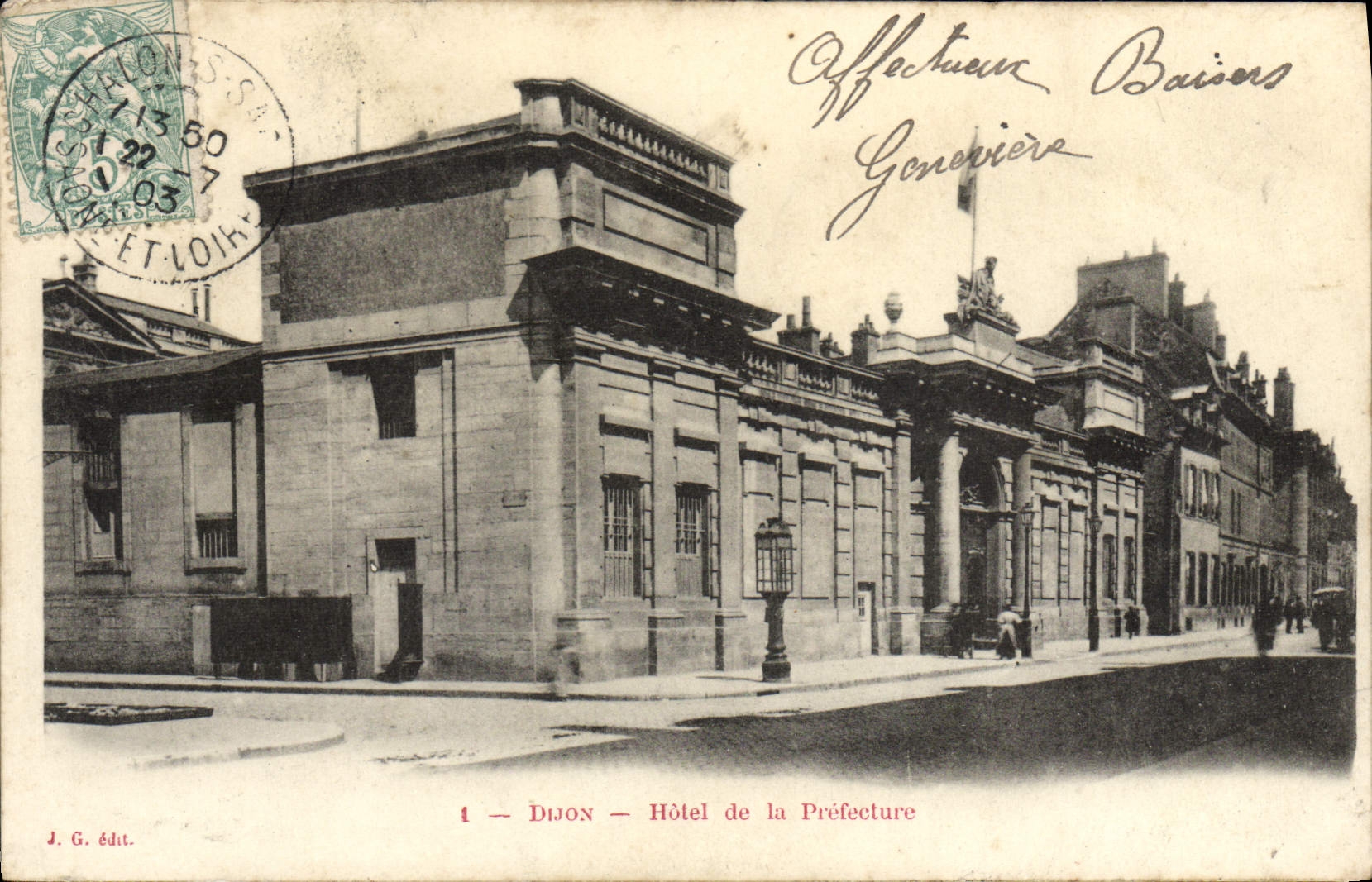 CPA Dijon Hotel de la Prefecture