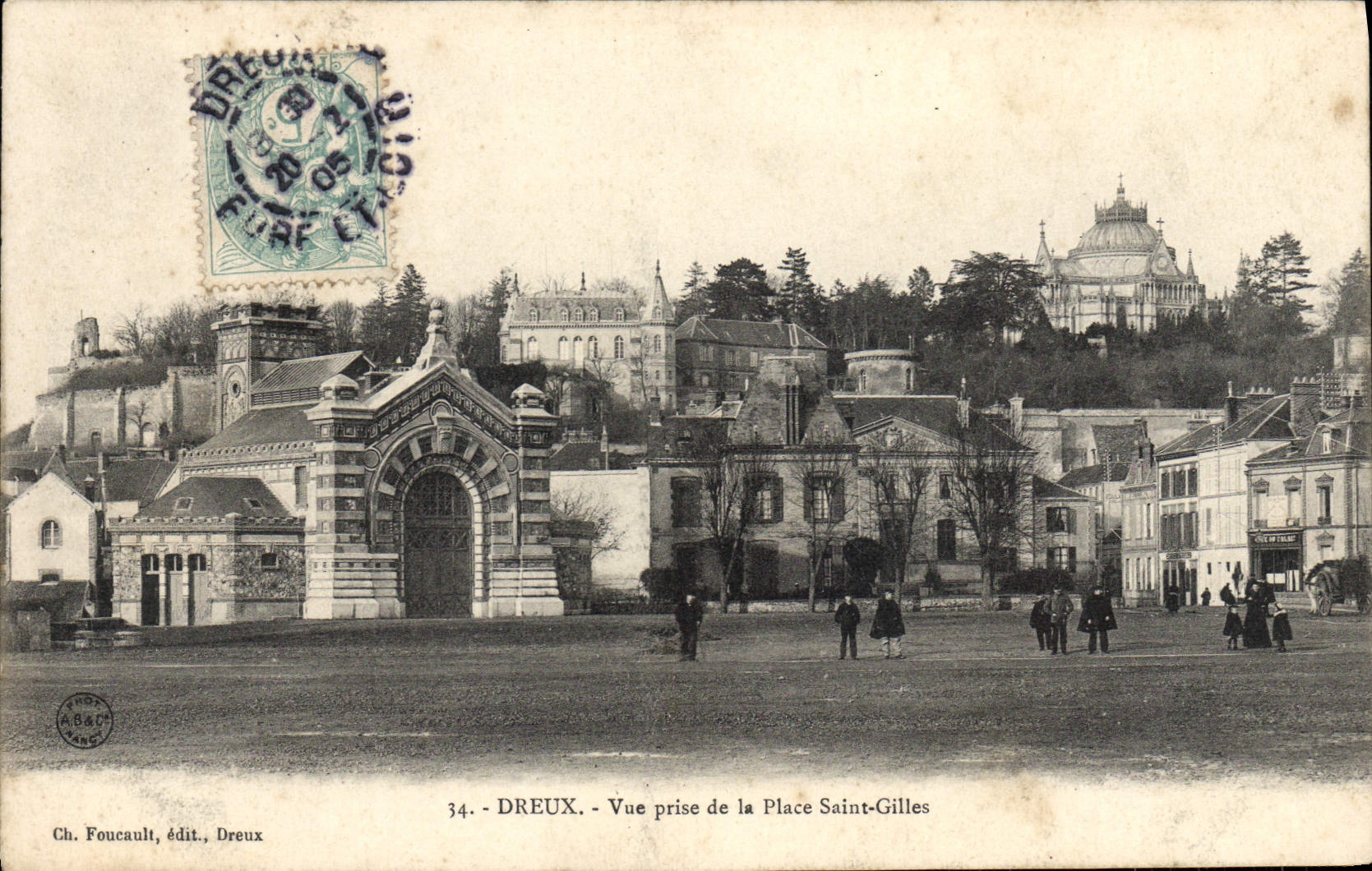 CPA Dreux Vue Prise de la Saint Gilles