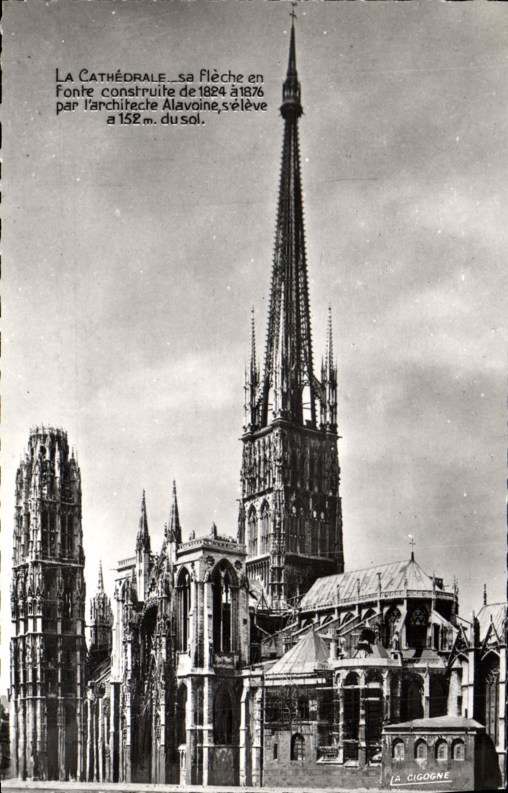 CPM Rouen La Cathedrale Cote Sud et la Fleche