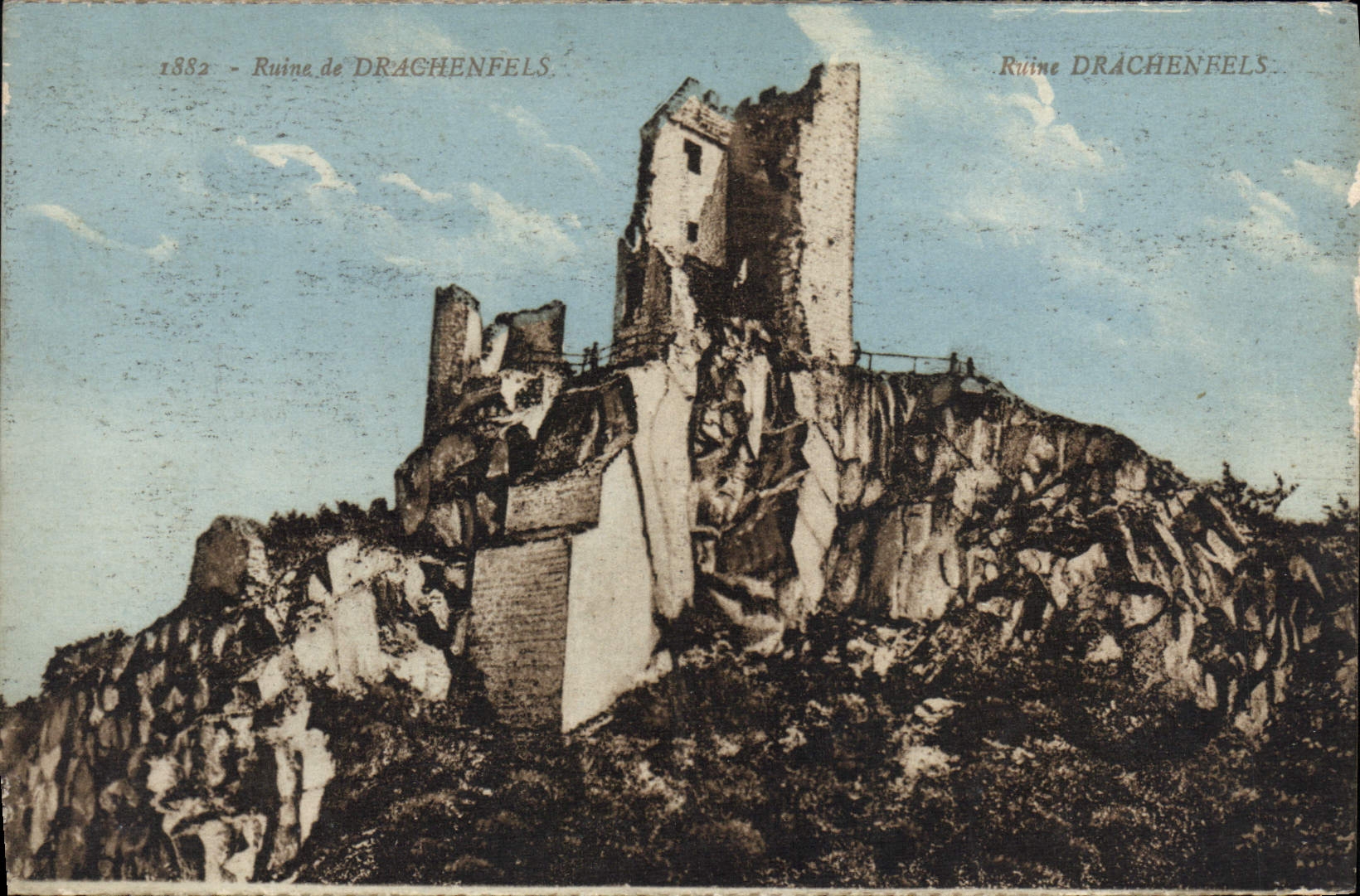 CPA Ruines de Drachenfels