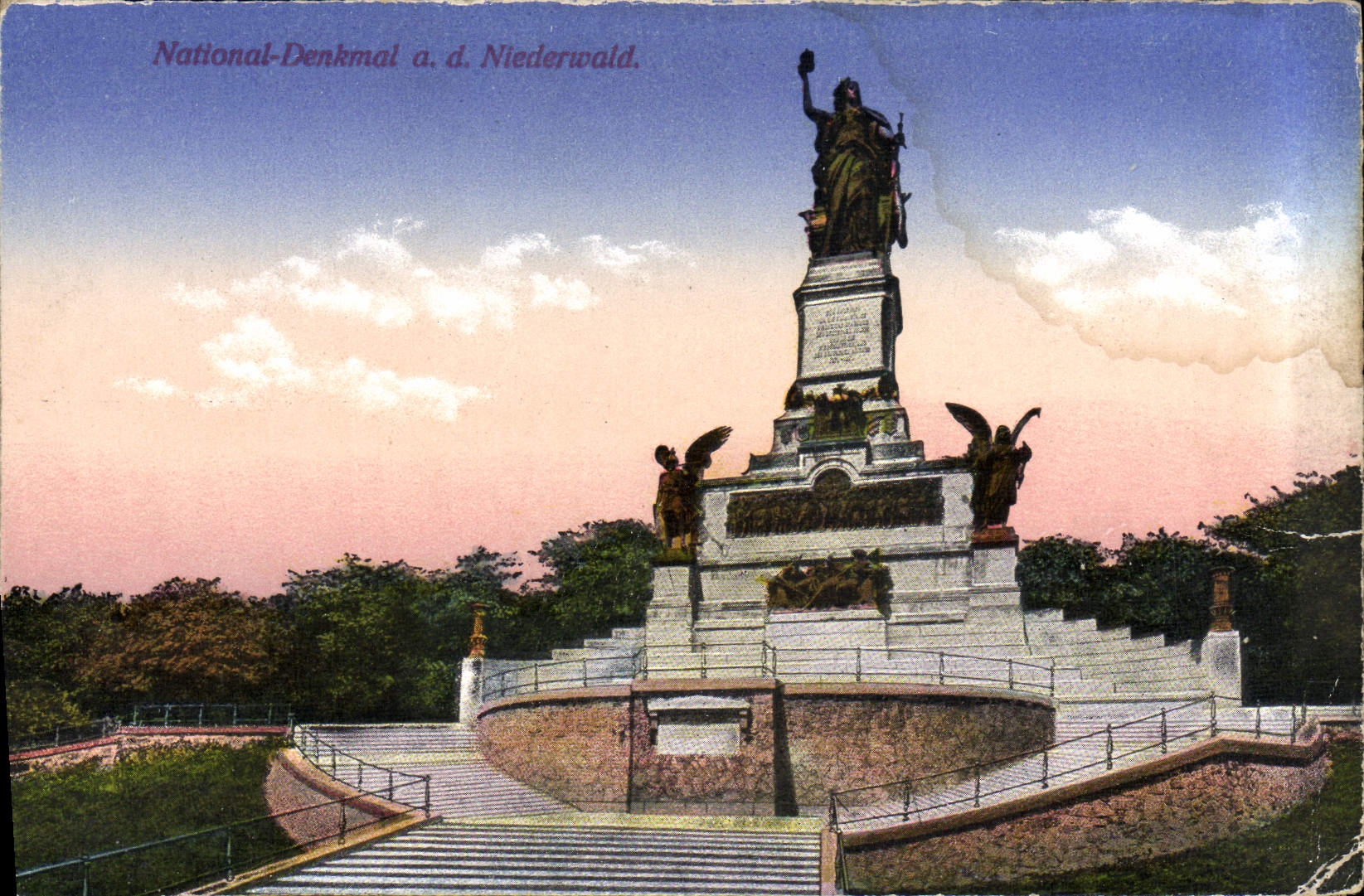 CPA Natianal Denkmal Niederwald