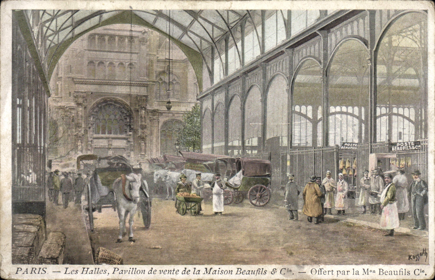 CPA Paris Les Pavillon de Vent de la Maison Beaufils & Cie