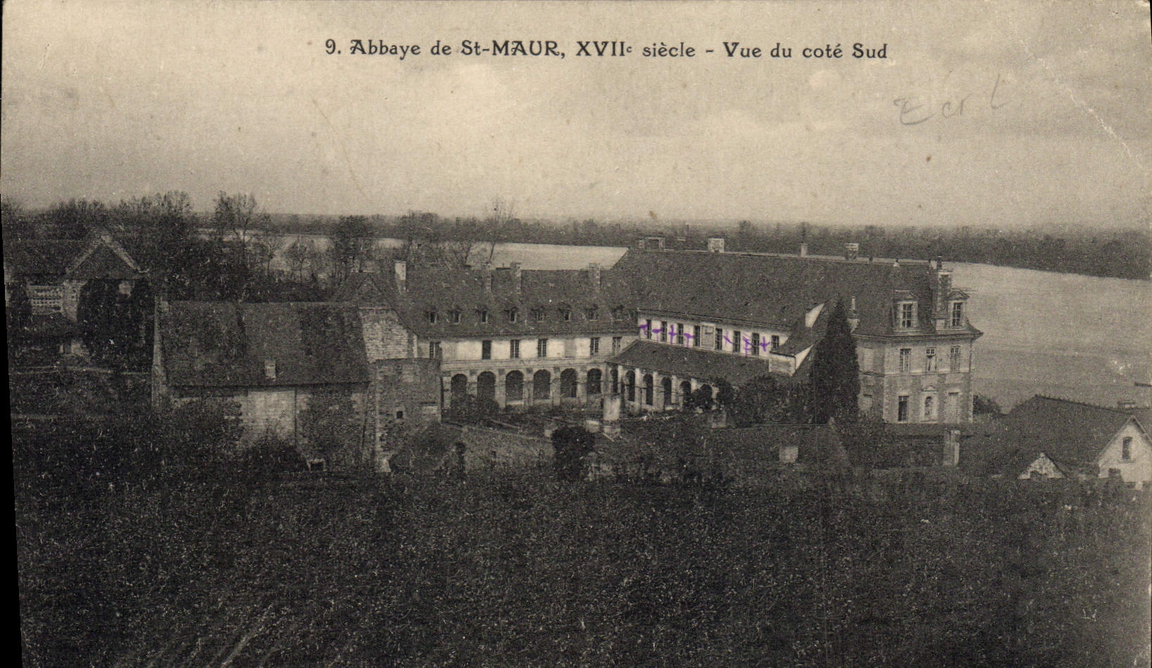 CPA Abbaye de St Maur Vue Du Cote Sud