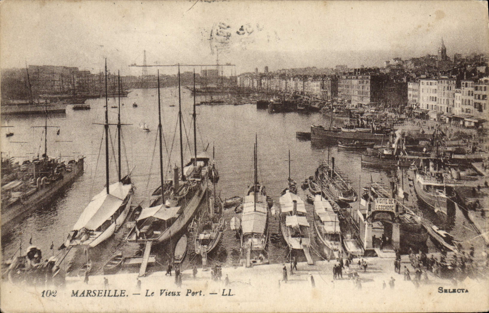 CPA Marseille Le Vieux Port Bateaux