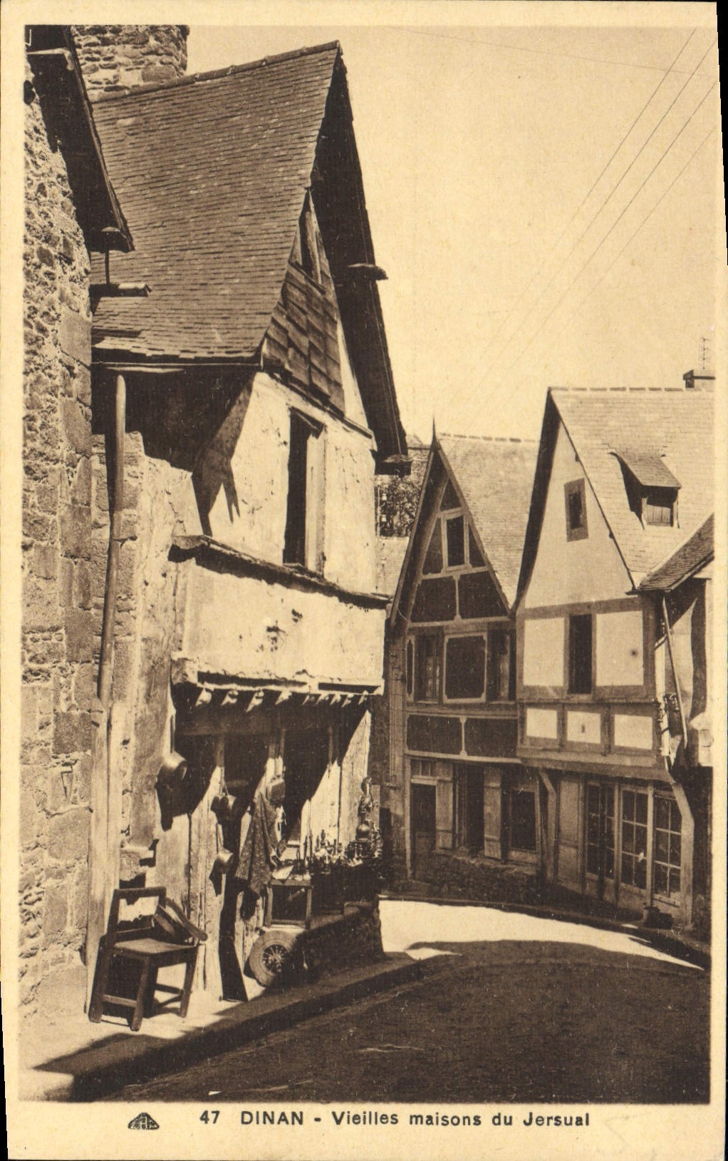 CPA Dinan Vieilles Maisons du Jersual