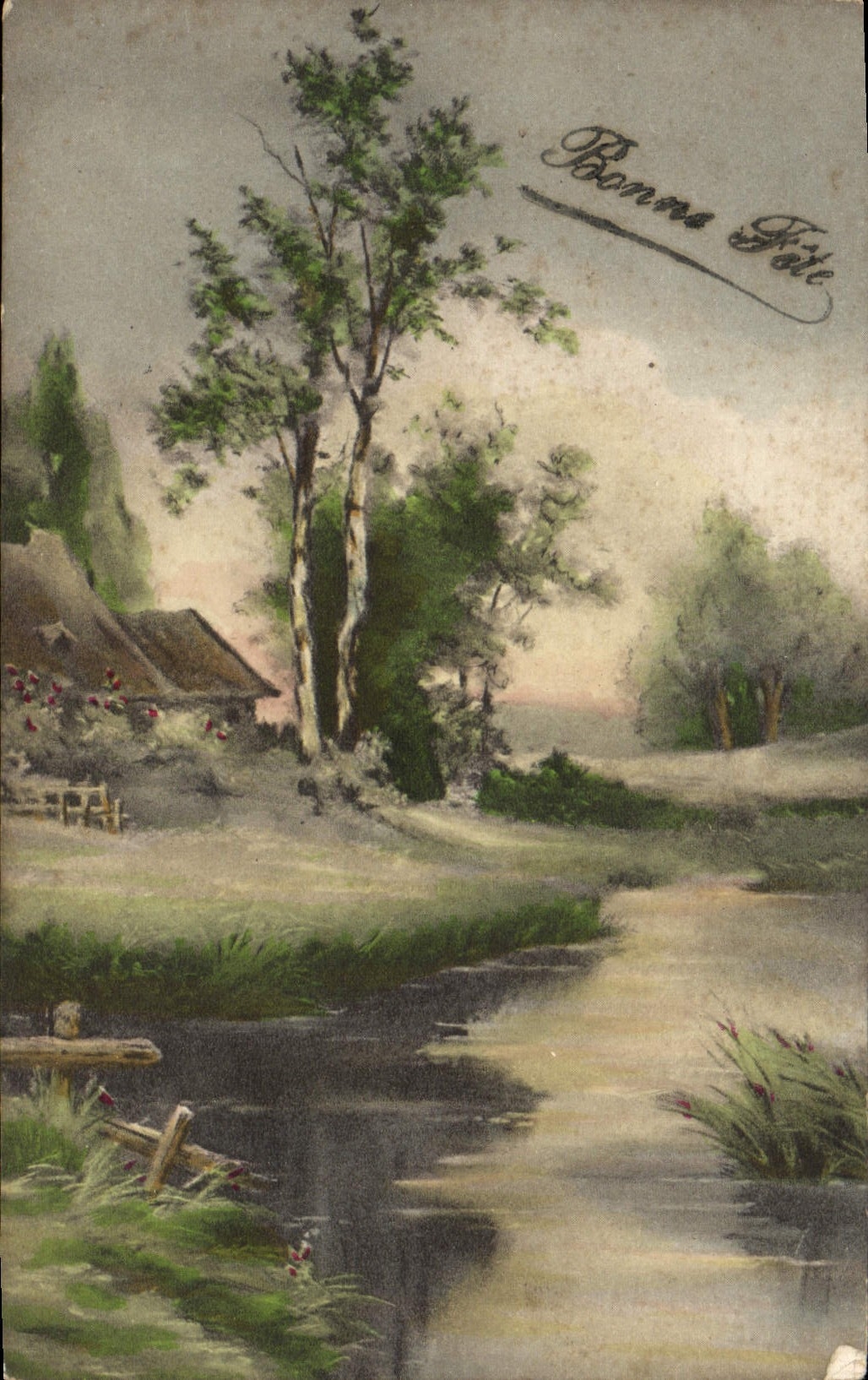 CPA Fantaisie Bonne fete