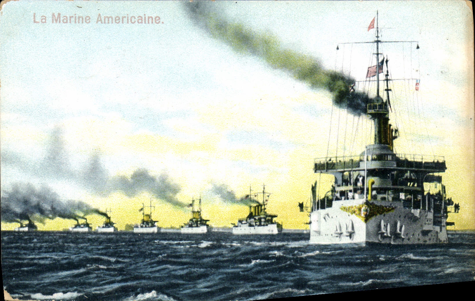 CPA La Marine Americaine