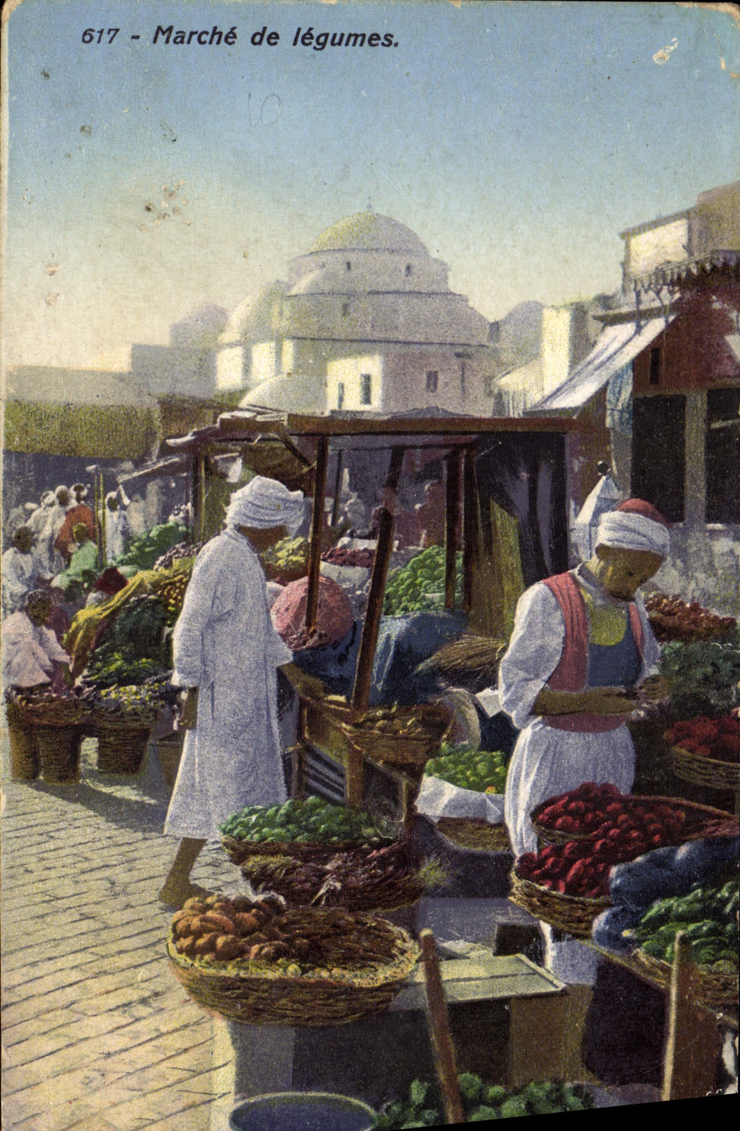 CPA Marche de Legumes