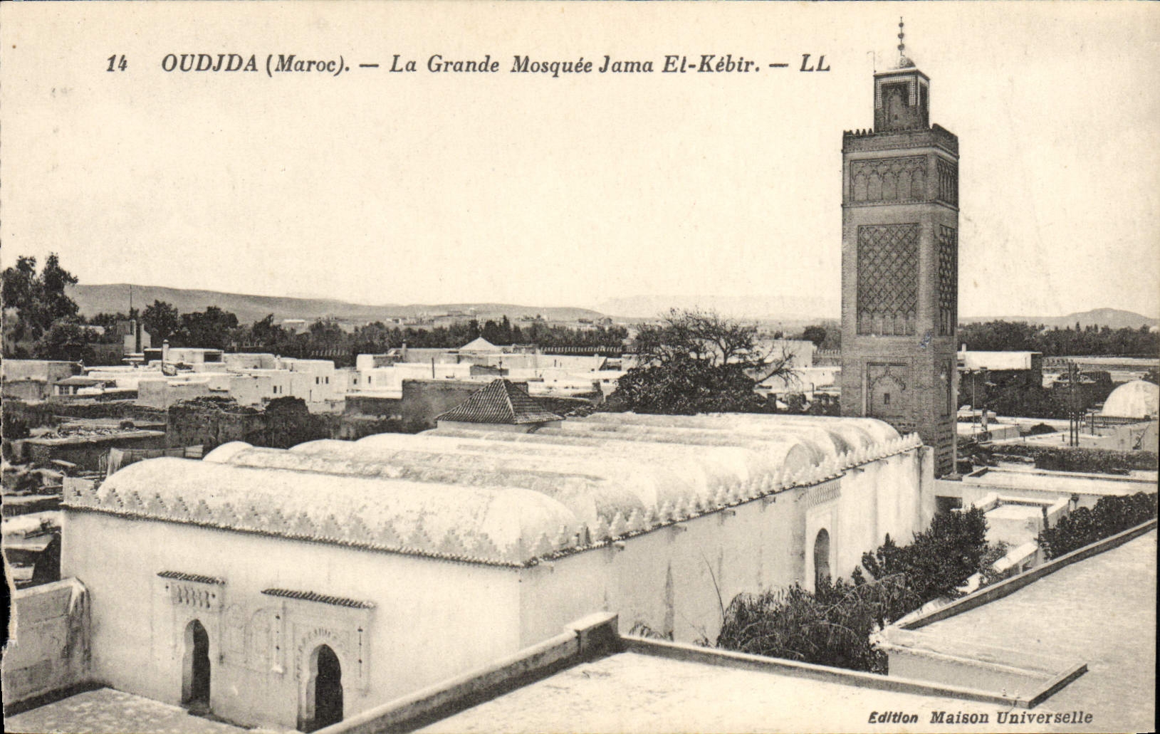 CPA Oudjda La Grande Mosquee Jama El Kebir 