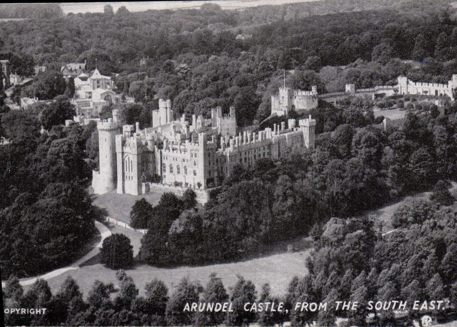 CPA Arudel Castle From The South East