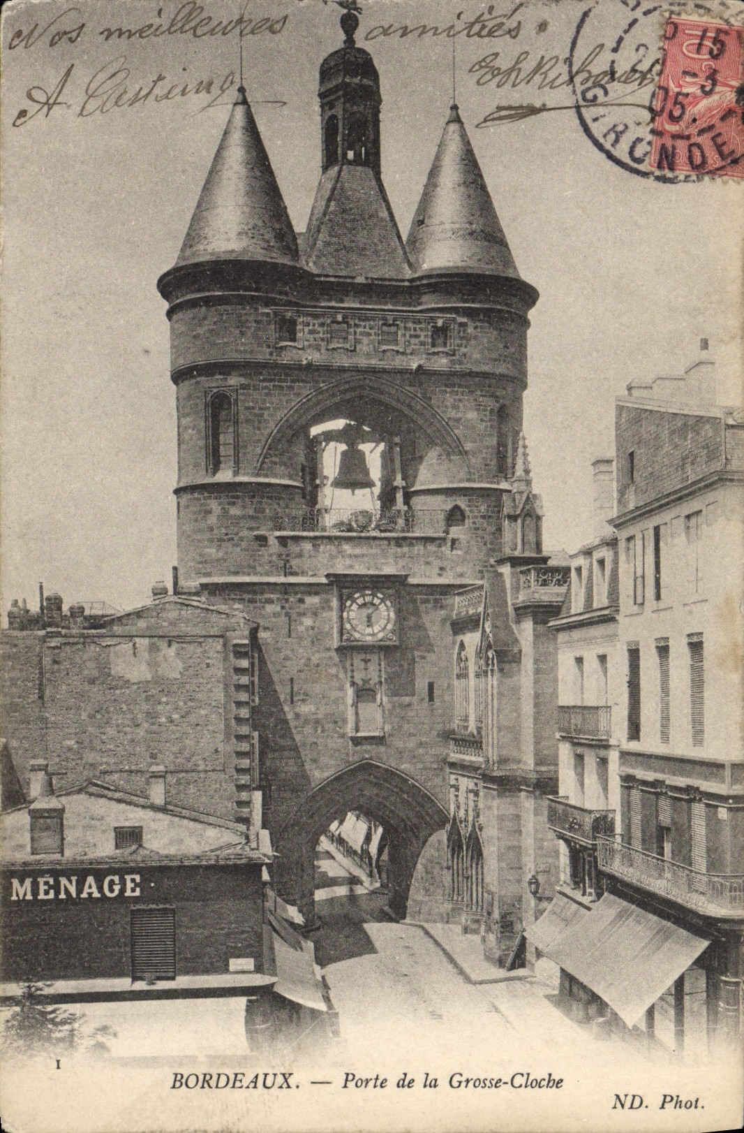 CPA Bordeaux Porte de la Grosse Cloche