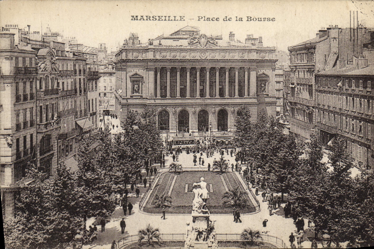 CPA Marseille Place de la Bourse