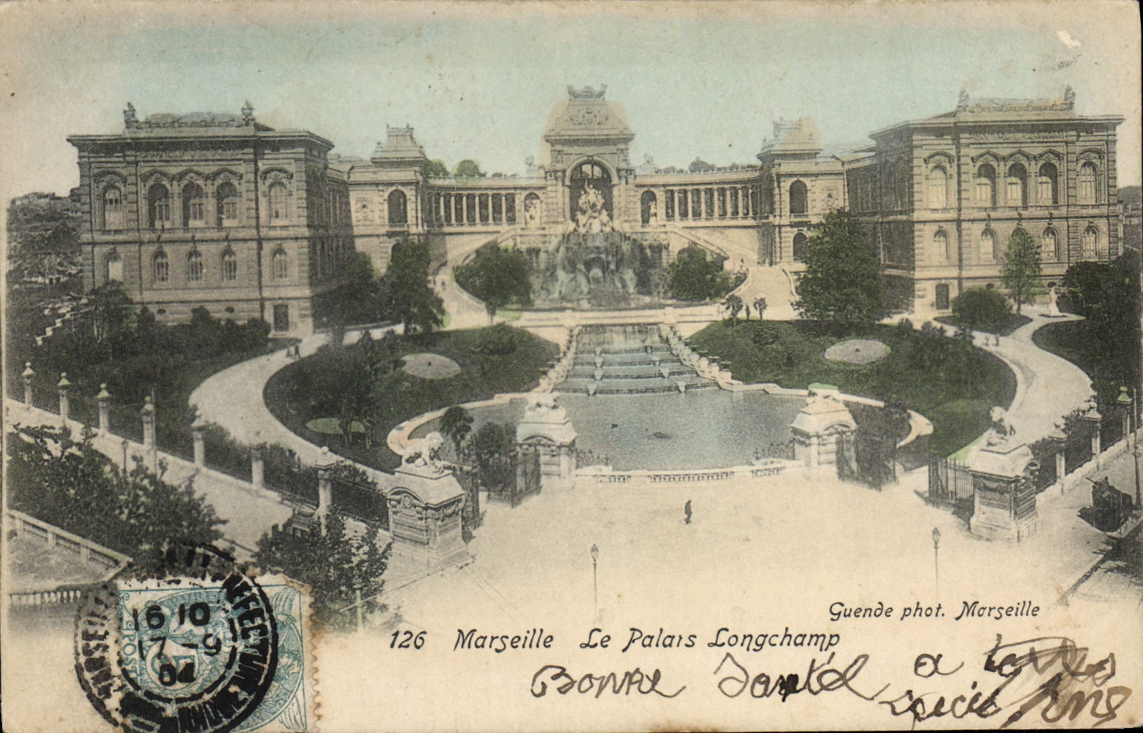 CPA Marseille Le Palais Longchamp