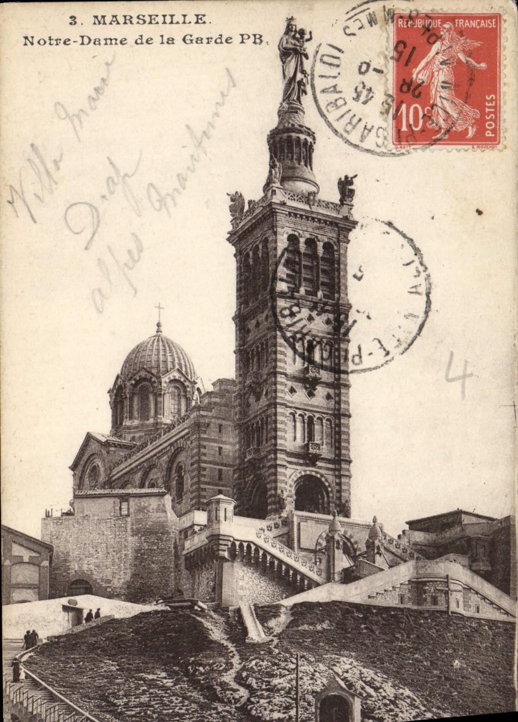 CPA Marseille Notre Dame de la Garde