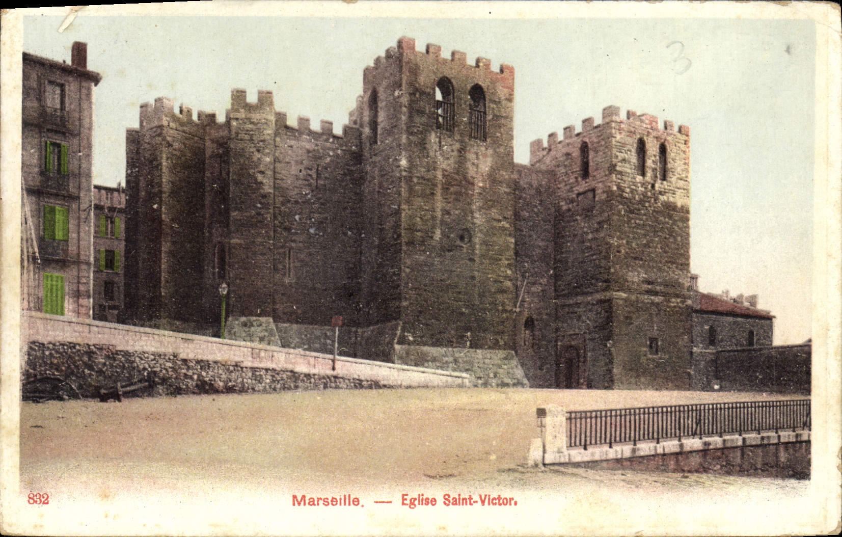 CPA Marseille Eglise Saint Victor