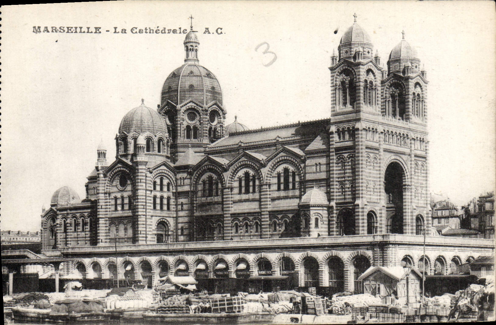 CPA Marseille La Cathedrale