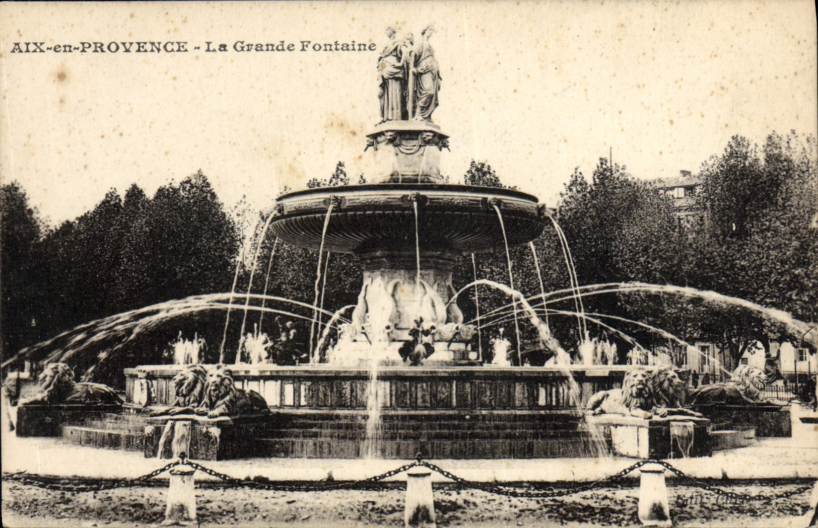 CPA Aix En Provence La Grande Fontaine