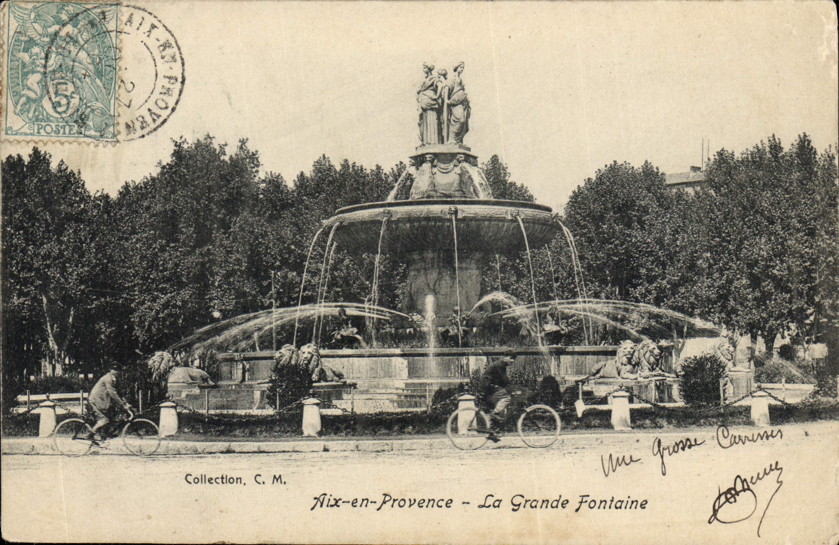 CPA Aix En Provence La Grande Fontaine