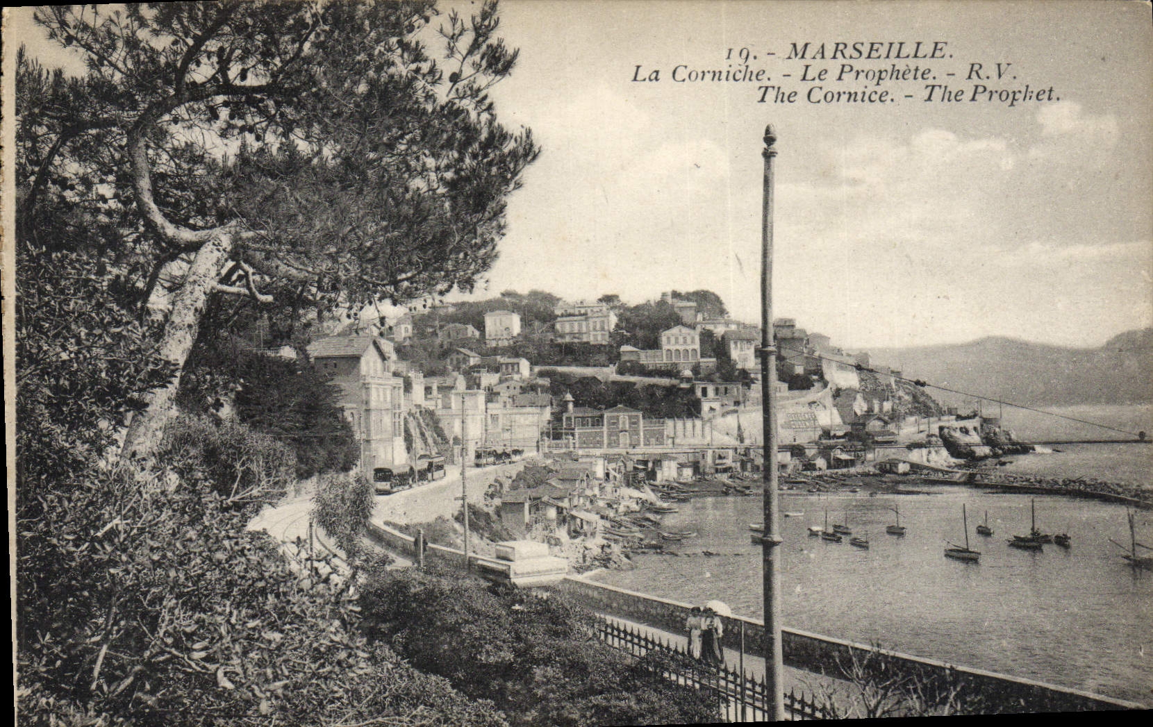 CPA Marseille La Corniche Le Prophete