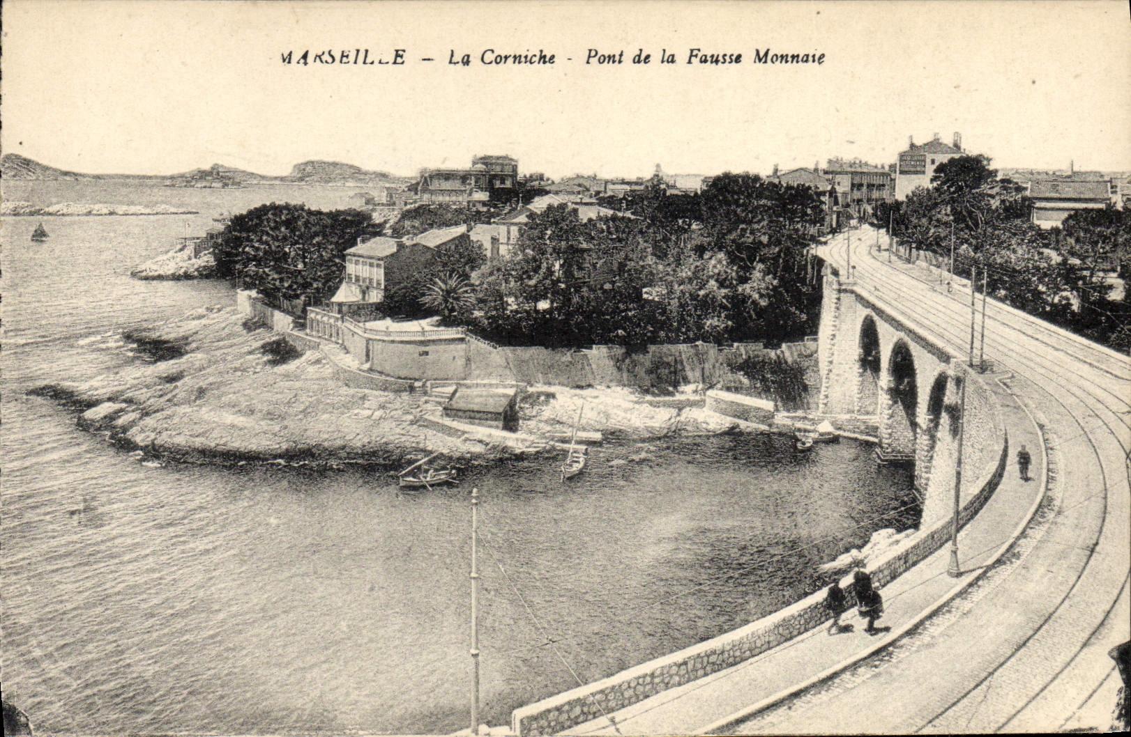 CPA Marseille La Corniche Pont De La Fausse Monnaie