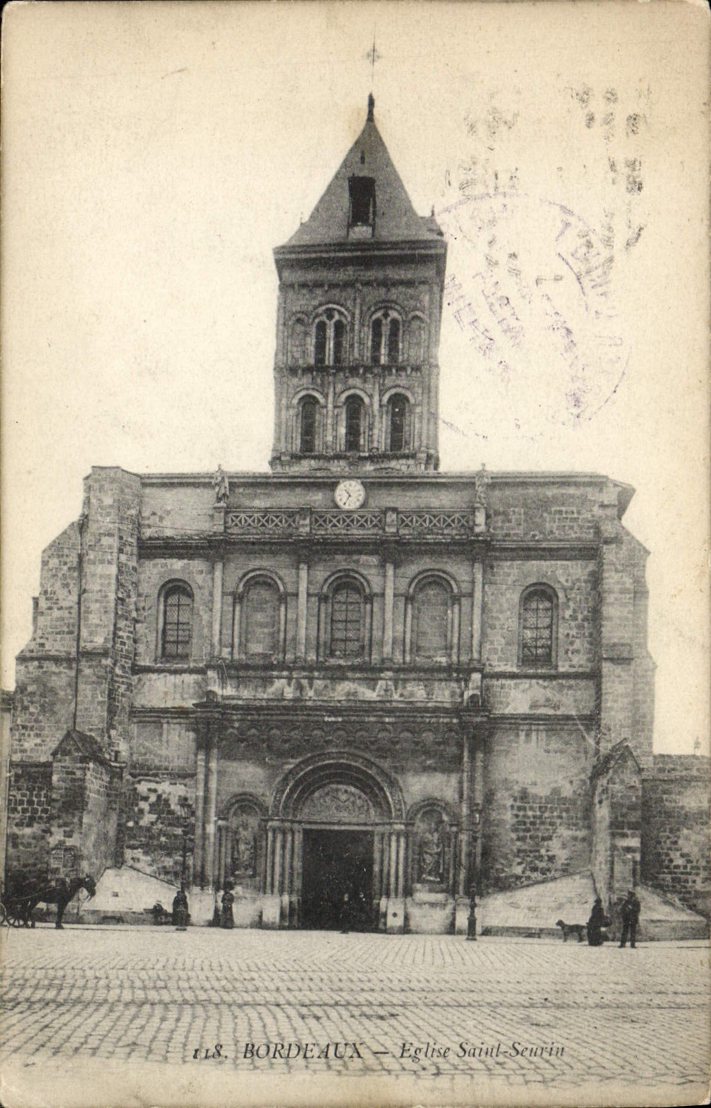 CPA Bordeaux Eglise Saint Seurin