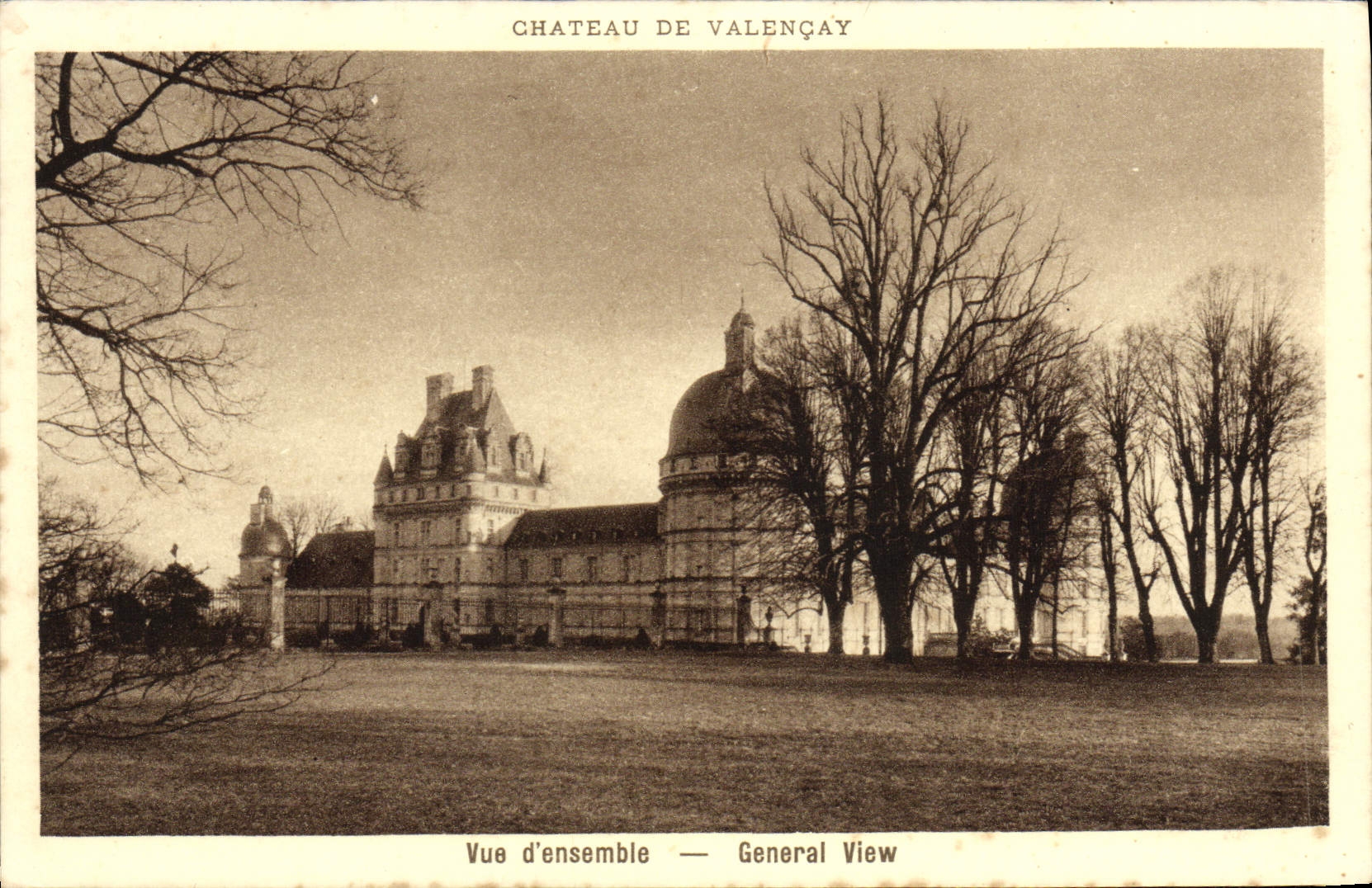 CPA Chateau De Valencay Vue D'ensemble 