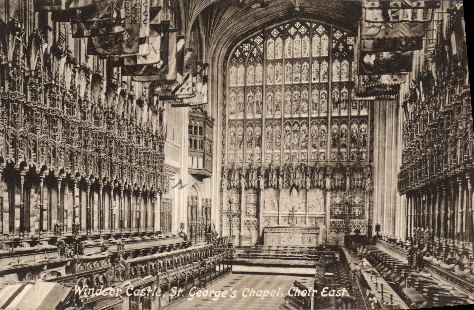 CPA Windsor Castle St George's Chopel Choir East
