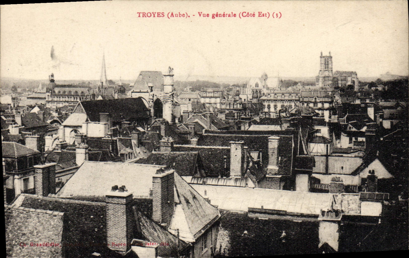 CPA Troyes Vue Generale