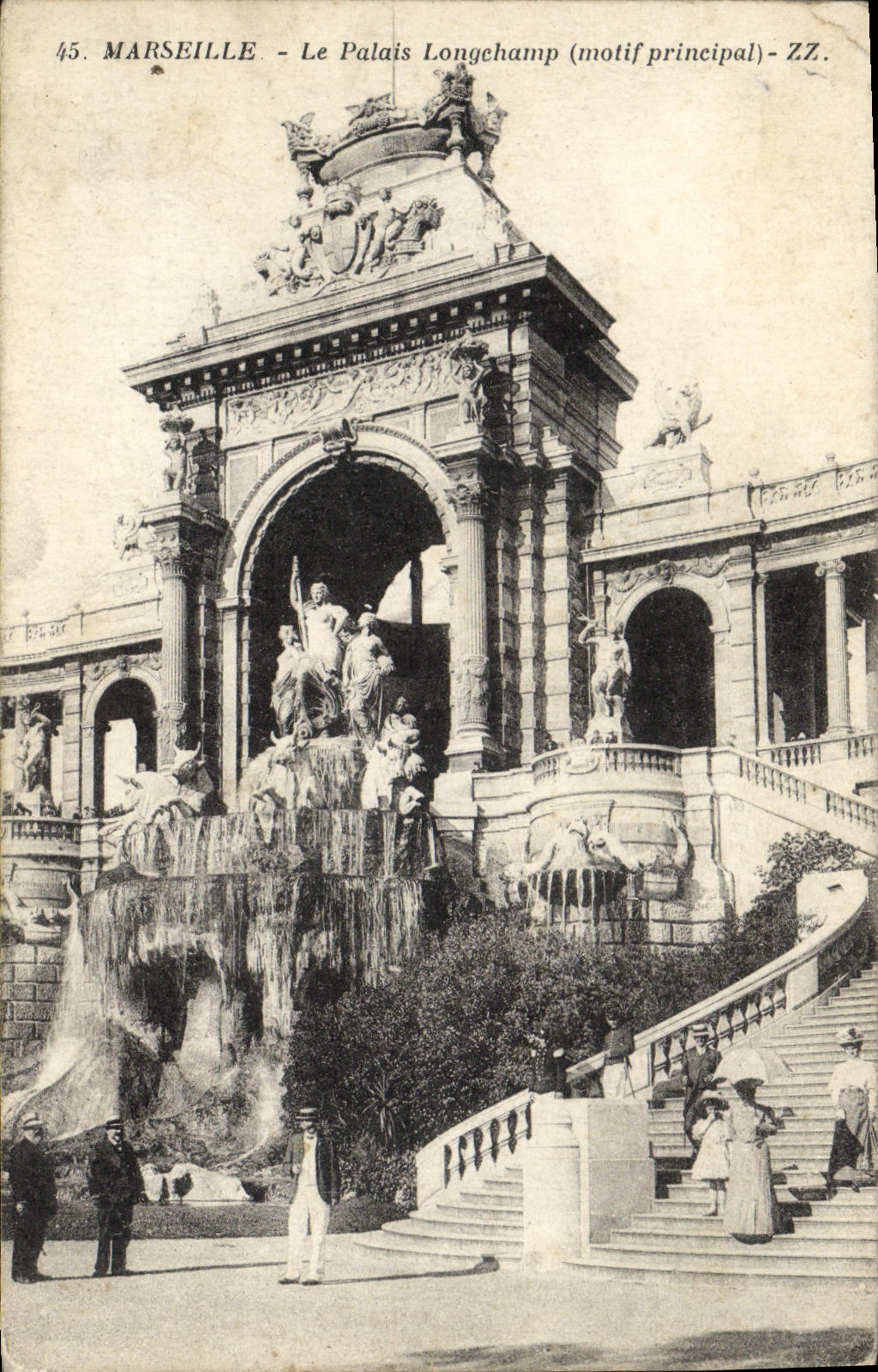 CPA Marseille Le Palais Longchamp