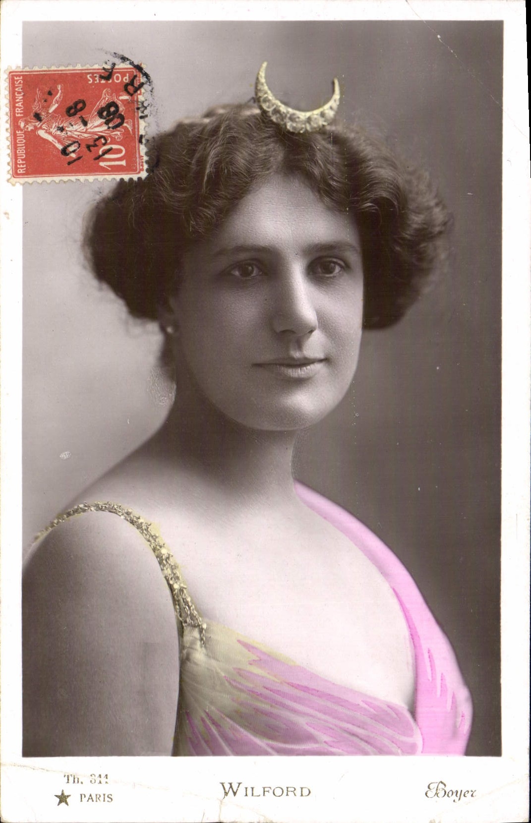 VINTAGE POSTCARD Fantasy Wilford Woman