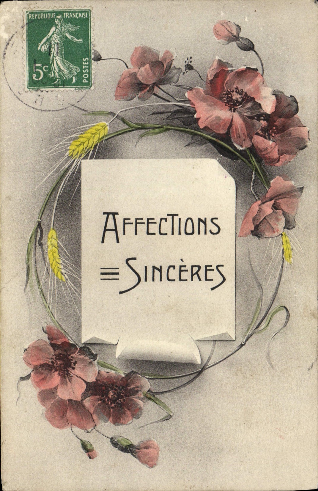 CPA Fantaisie Fleurs 