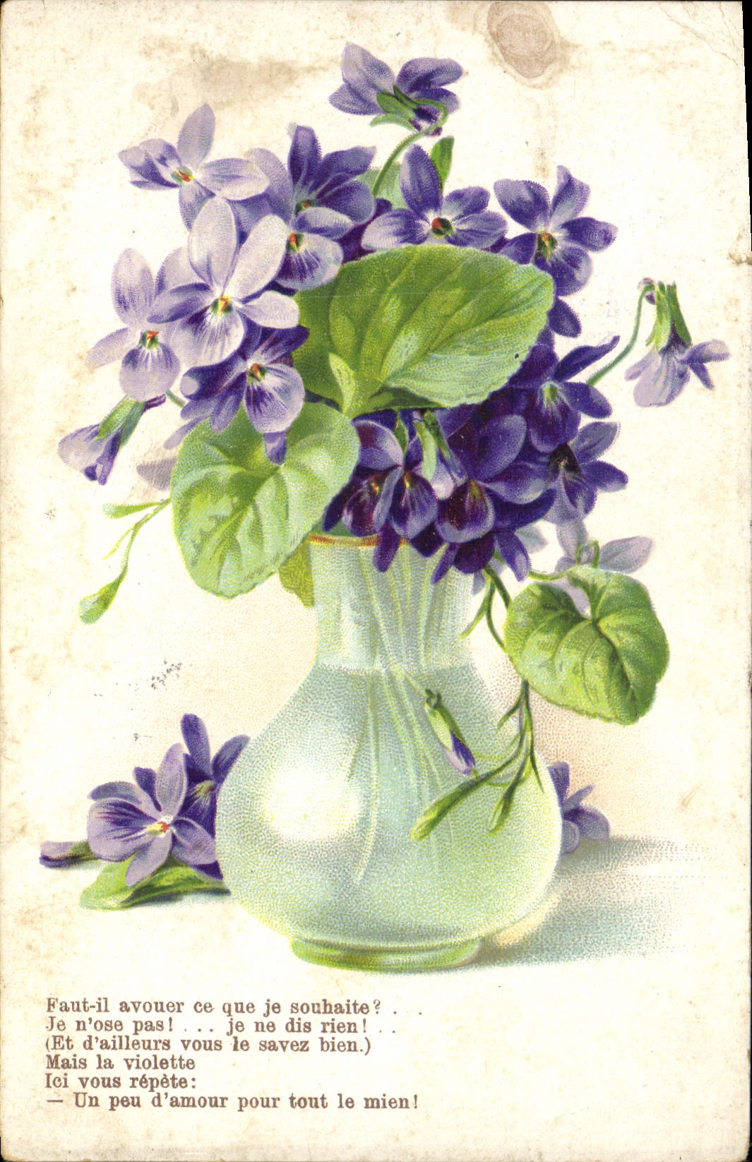 CPA Fantaisie Fleurs