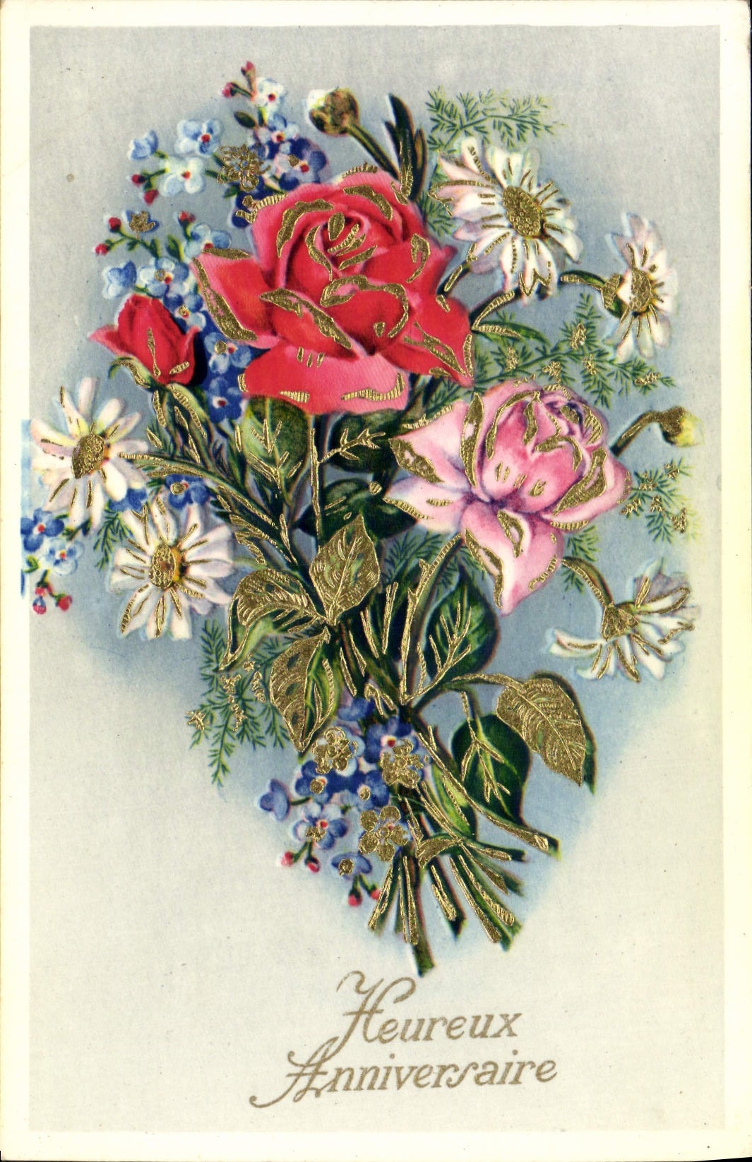 CPA Fantaisie Fleurs