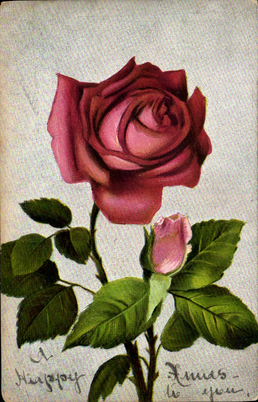 CPA Fantaisie Fleurs