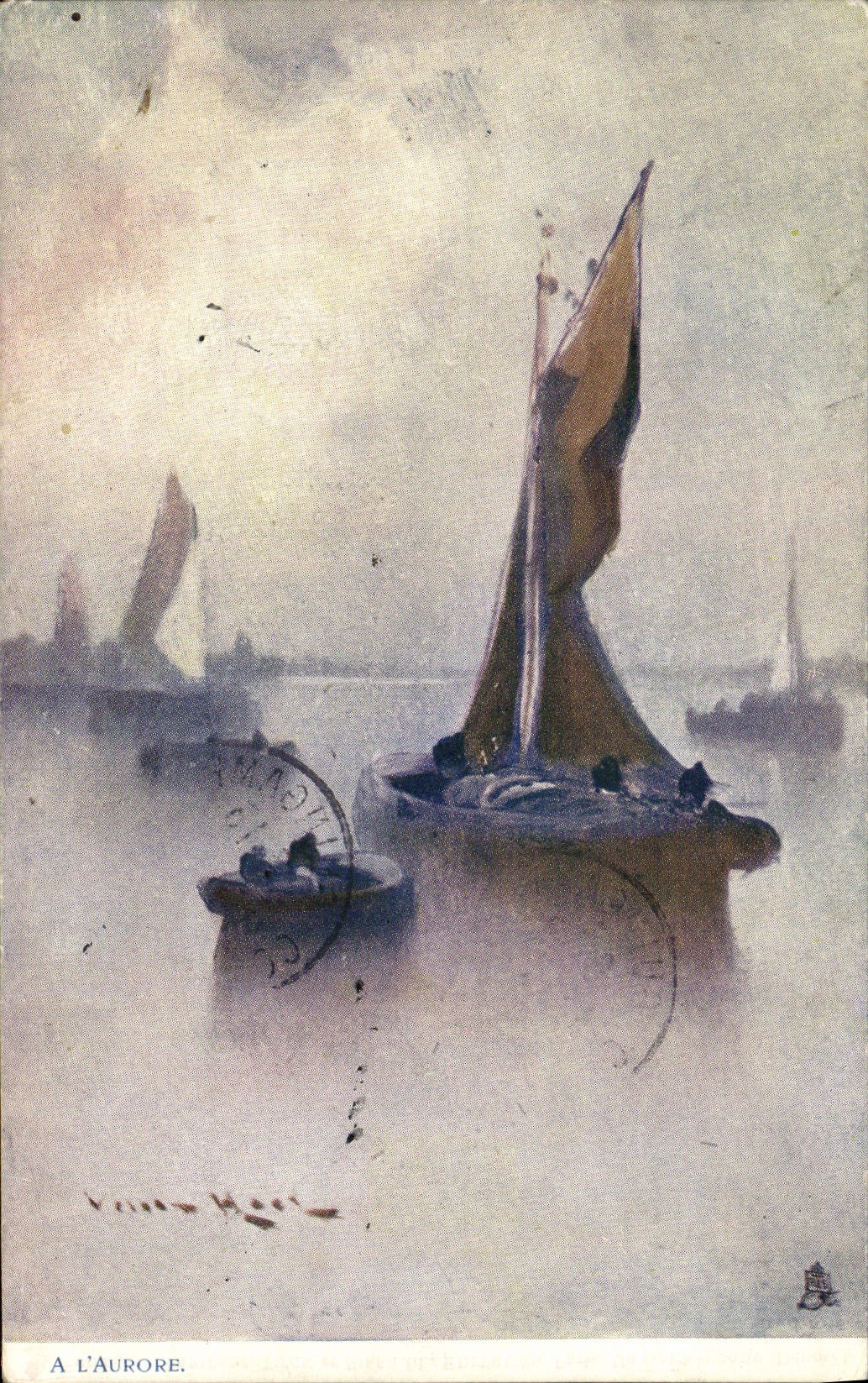 CPA Fantaisie Bateau
