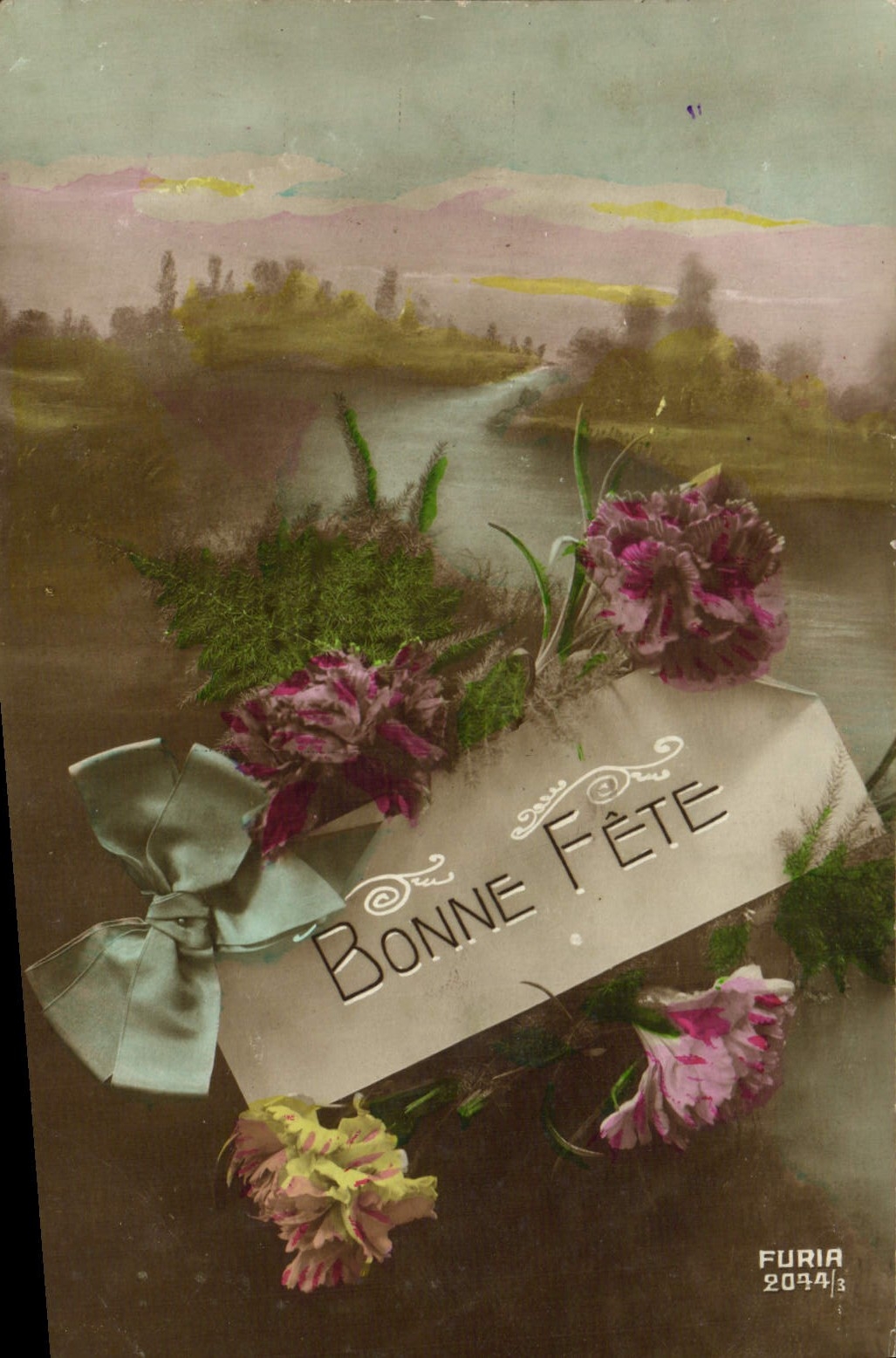 CPA Fantaisie Bonne fete