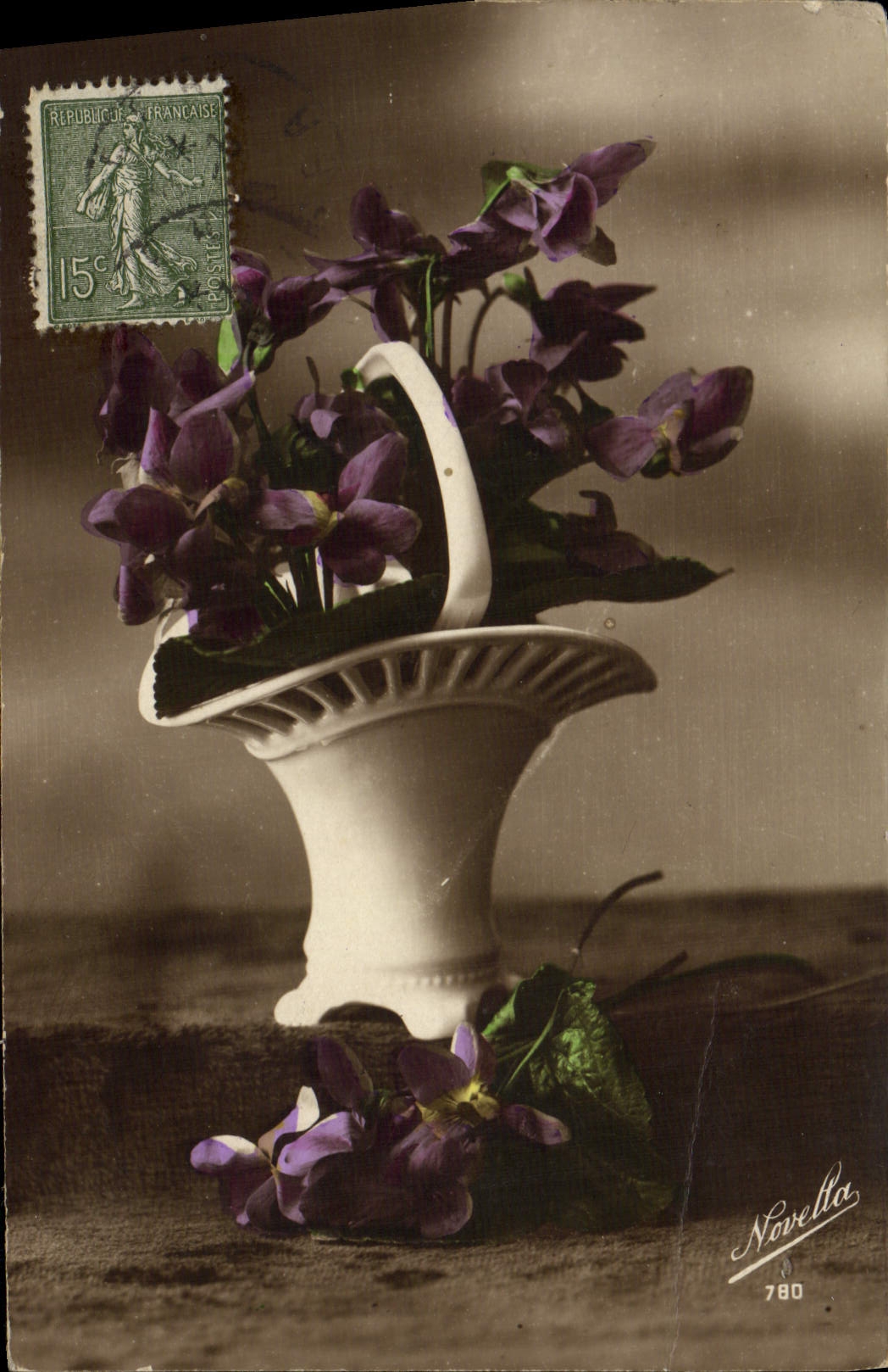 CPA Fantaisie Fleurs