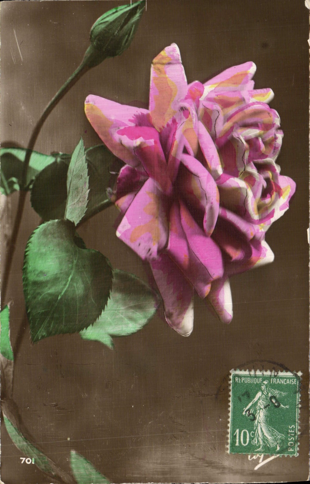 CPA Fantaisie Fleurs