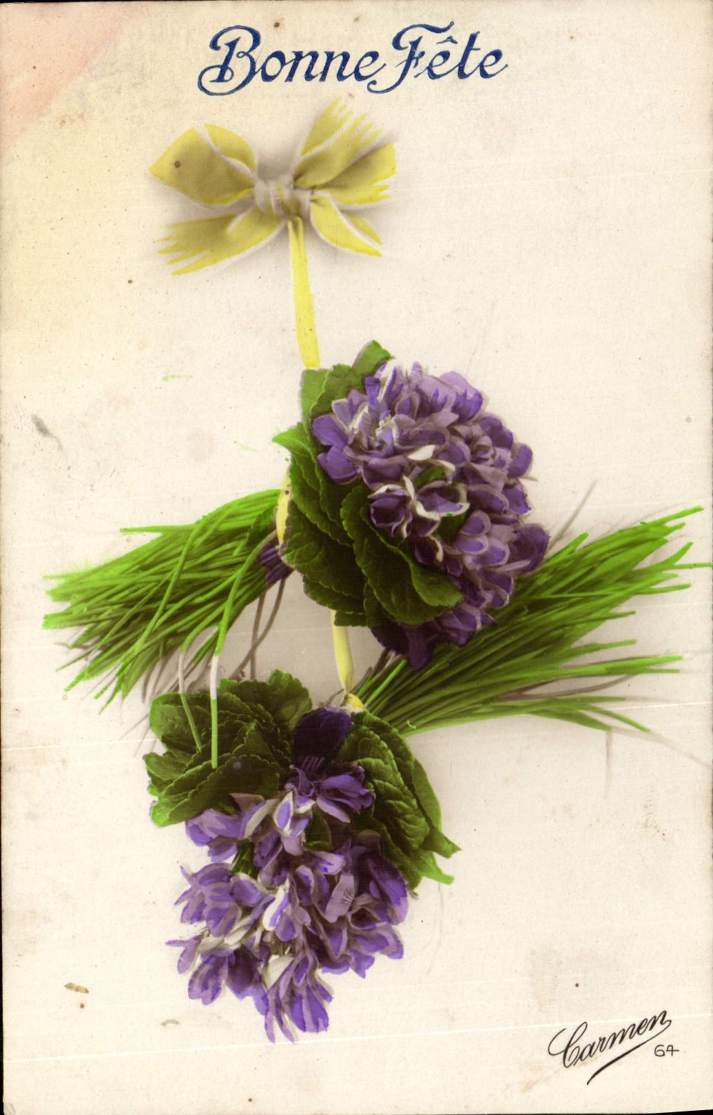 CPA Fantaisie Fleurs 