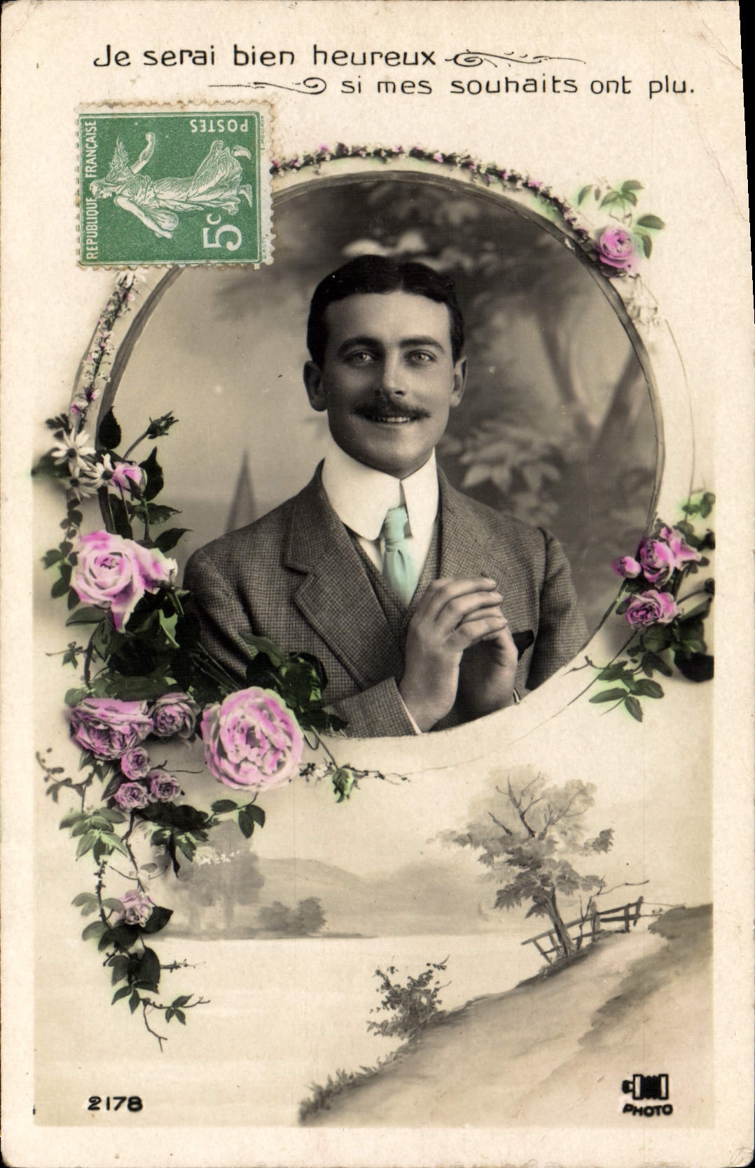 VINTAGE POSTCARD Fantasy Home