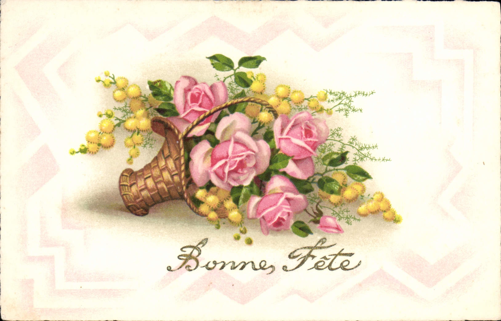 CPA Fantaisie Fleurs