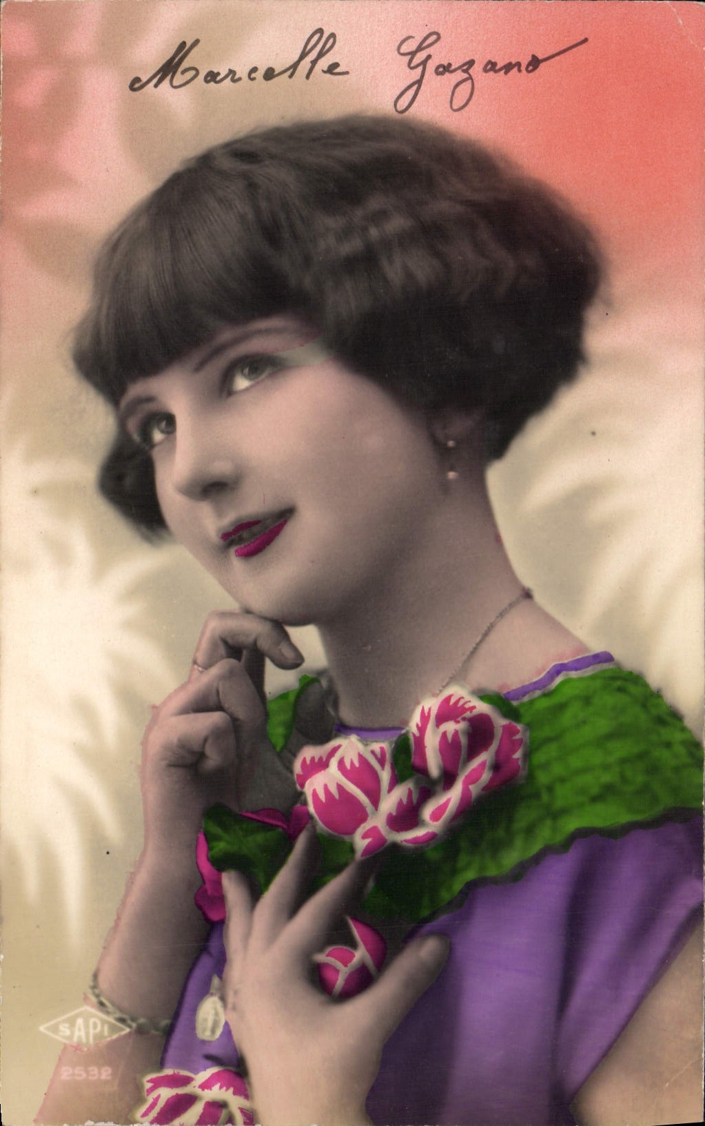 VINTAGE POSTCARD Fantasy Woman