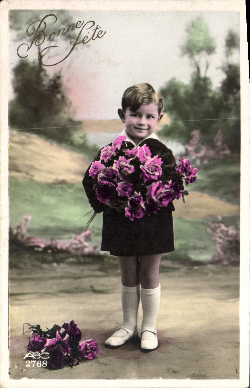 VINTAGE POSTCARD Fantasy Child