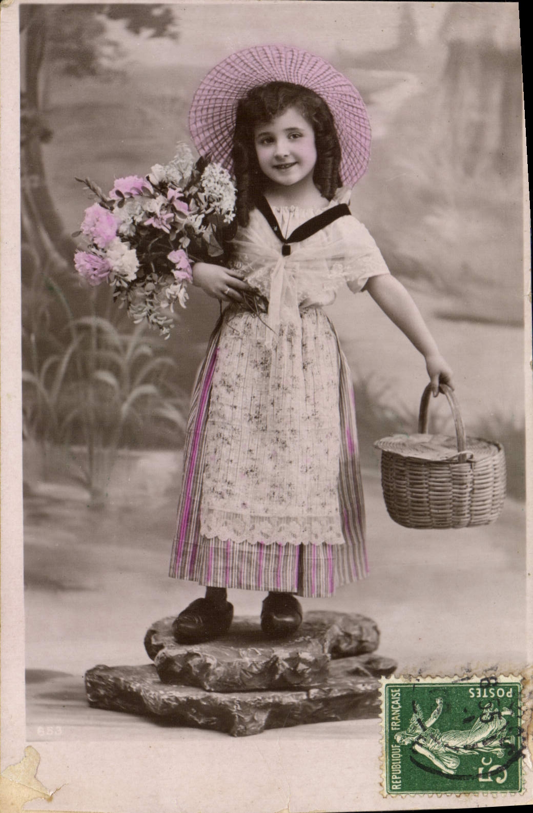 VINTAGE POSTCARD Fantasy Child