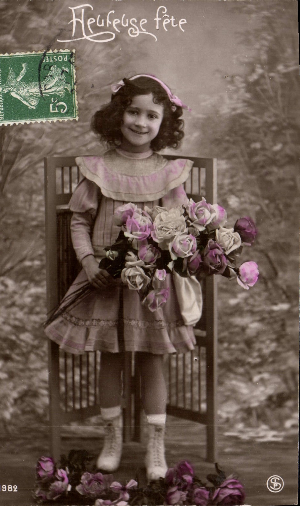 VINTAGE POSTCARD Fantasy Child