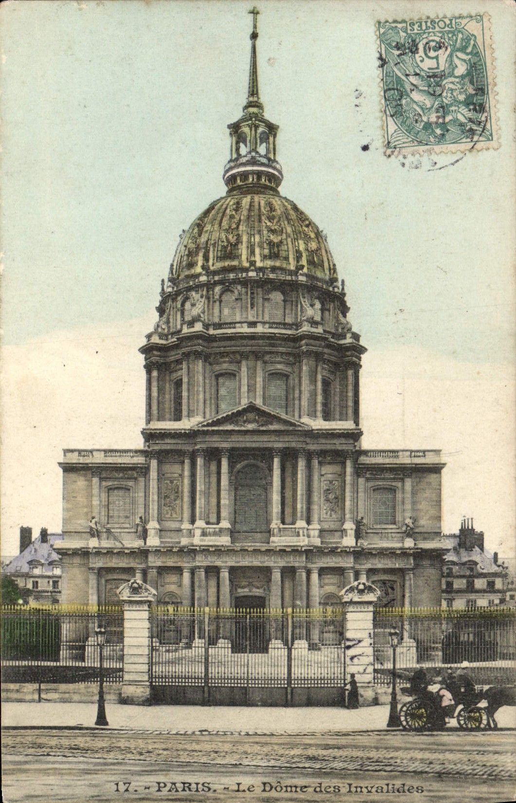VINTAGE POSTCARD Paris the Dome of the Invalids