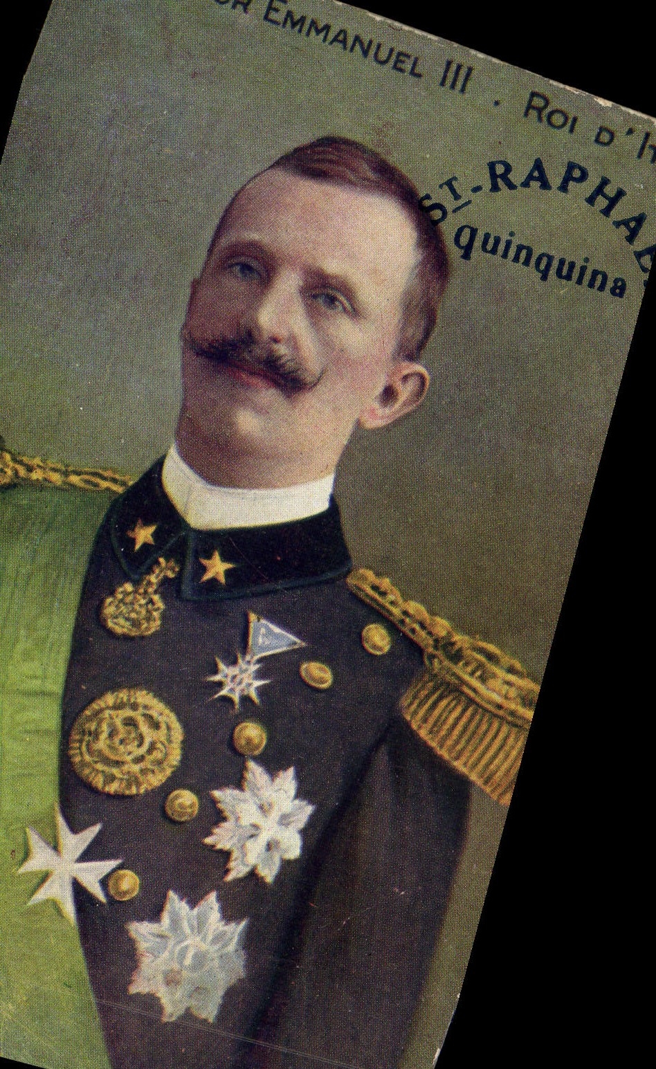 VINTAGE POSTCARD SM Victor Emanuel III King d' Italie