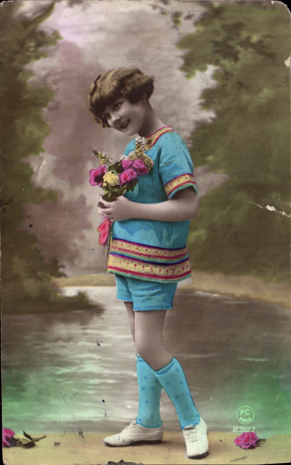 VINTAGE POSTCARD Fantasy Child
