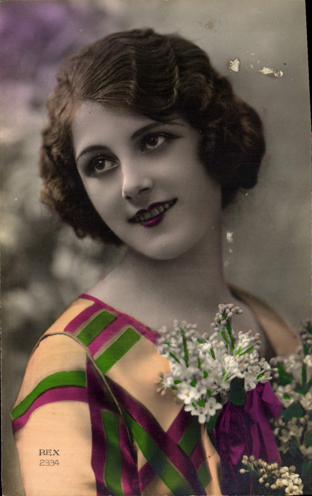 VINTAGE POSTCARD Fantasy Woman